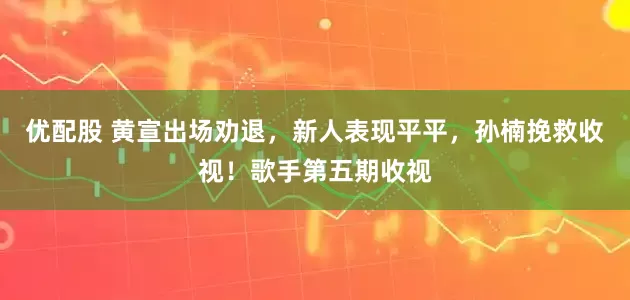 优配股 黄宣出场劝退，新人表现平平，孙楠挽救收视！歌手第五期收视